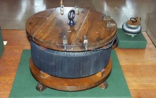 historical example of electrical transformer core